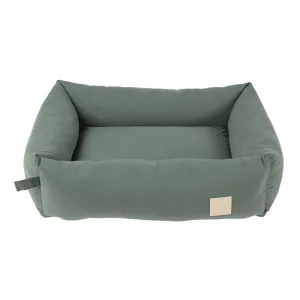 [15% OFF] Fuzzyard Life Premium Cotton Myrtle Green Lounge Dog Bed (3 Sizes)