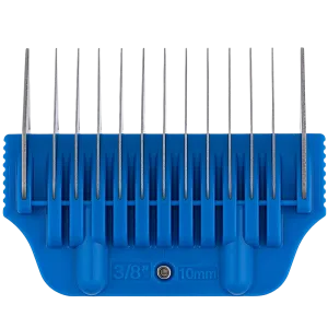 #2 3/8" Blue Wide Attachment Comb 10 mm by Zolitta