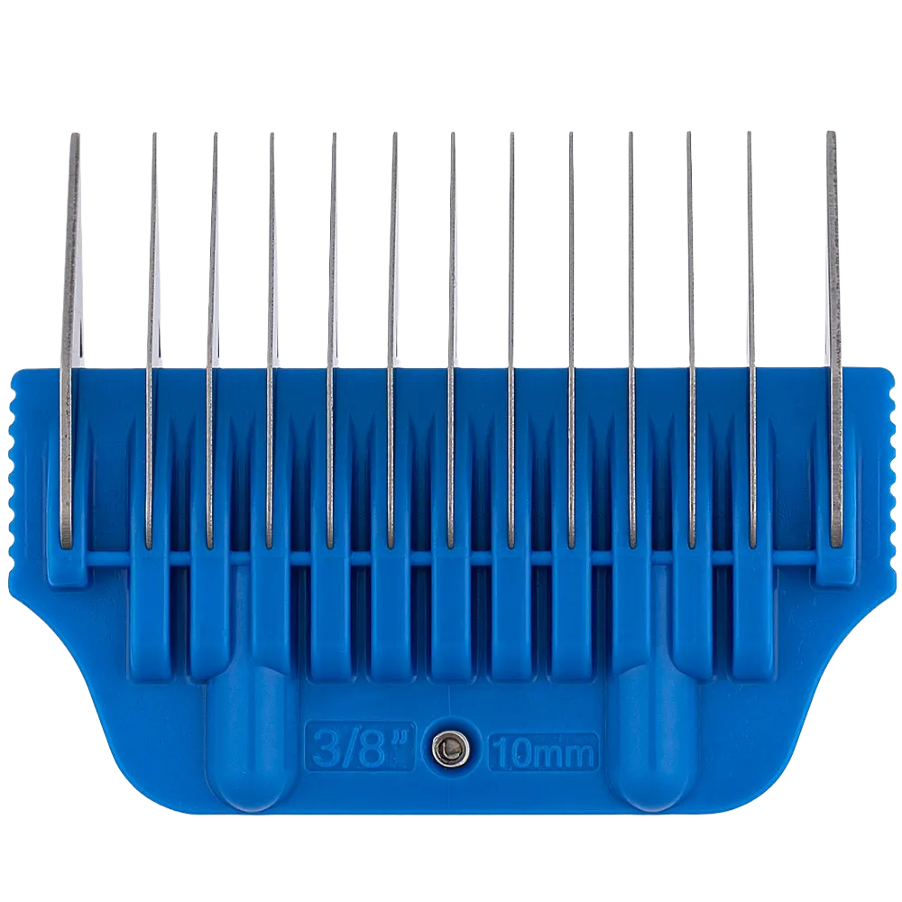 #2 3/8" Blue Wide Attachment Comb 10 mm by Zolitta