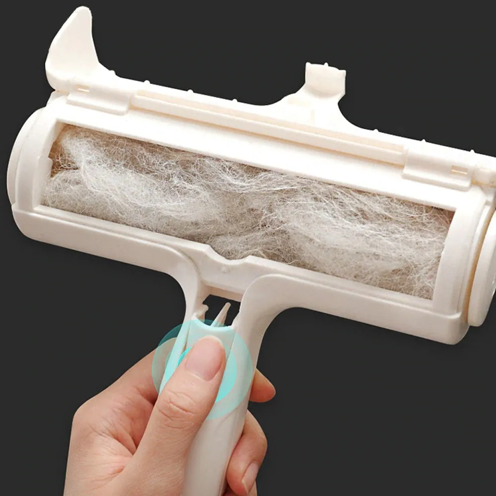 2-Way Remove Pet Hair Roller Dog Hair Remover Brush