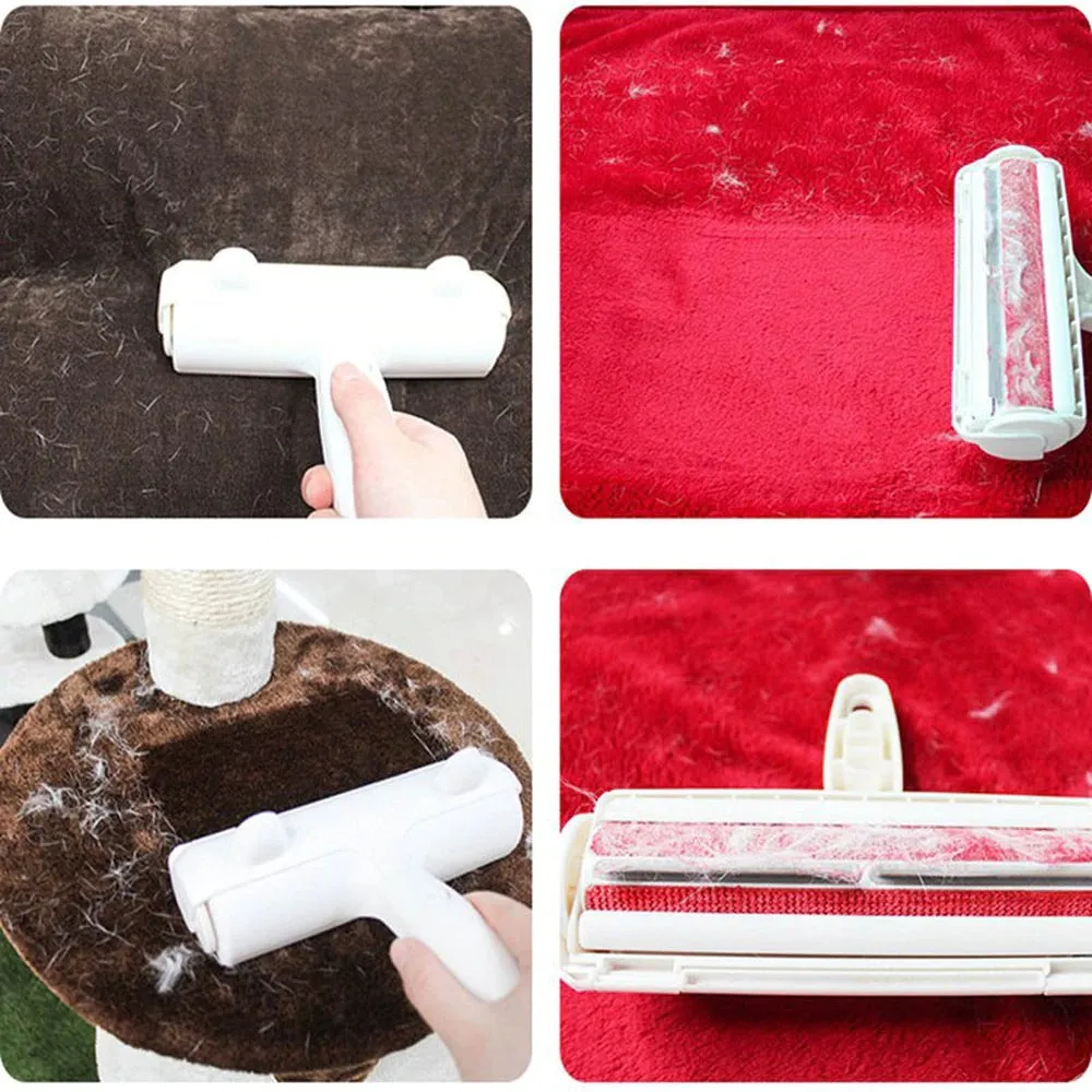 2-Way Remove Pet Hair Roller Dog Hair Remover Brush