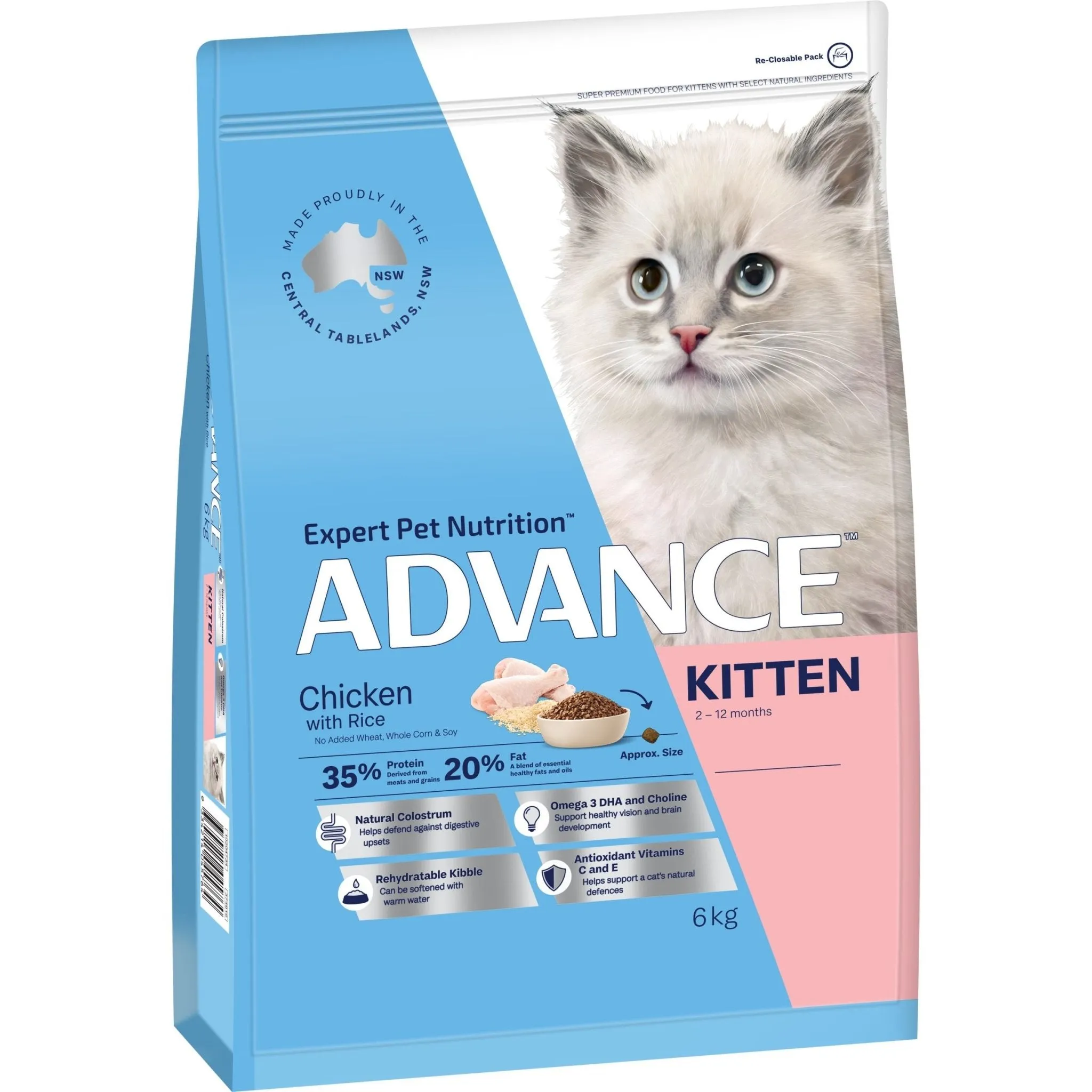 Advance Cat Dry Kitten Chicken With Rice