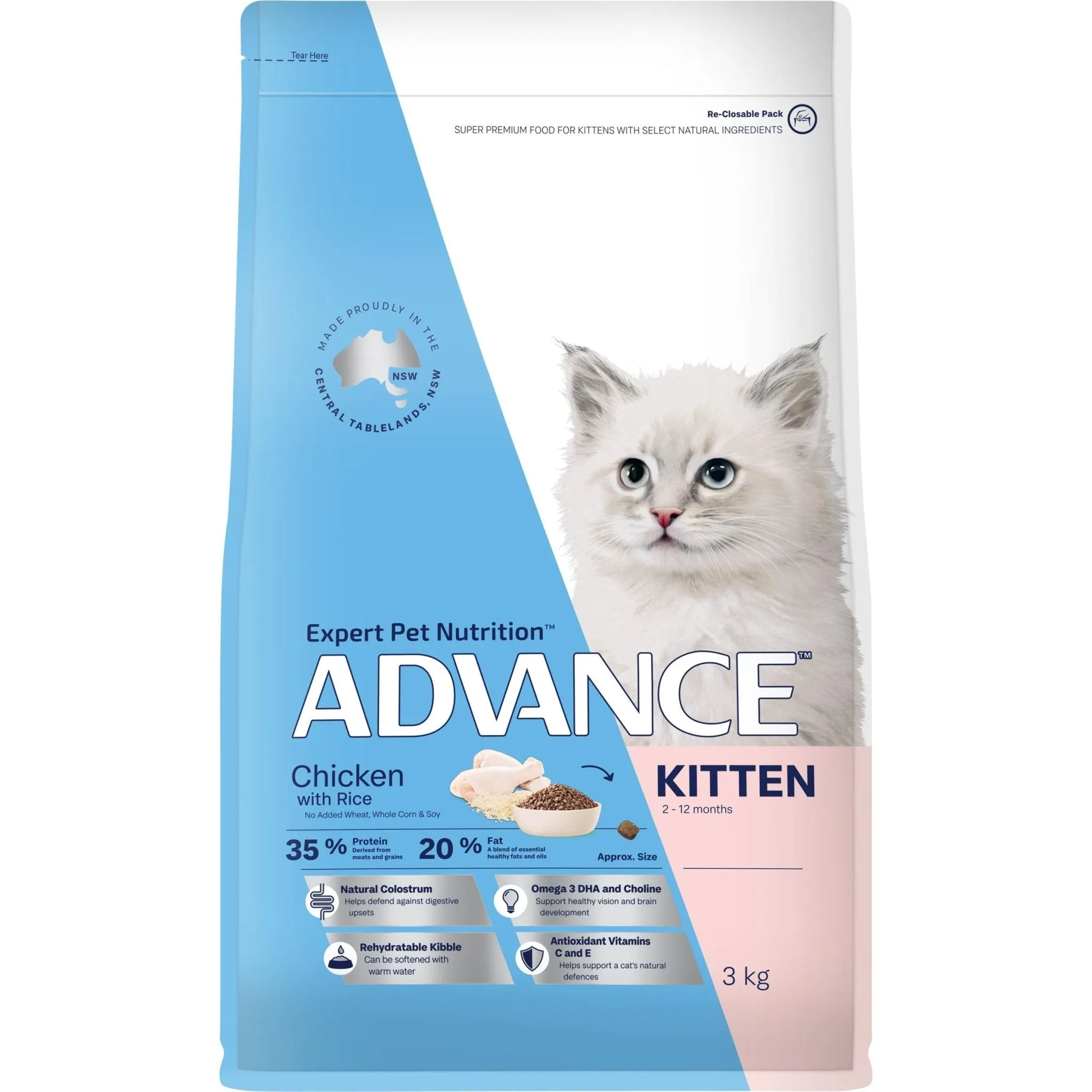 Advance Cat Dry Kitten Chicken With Rice