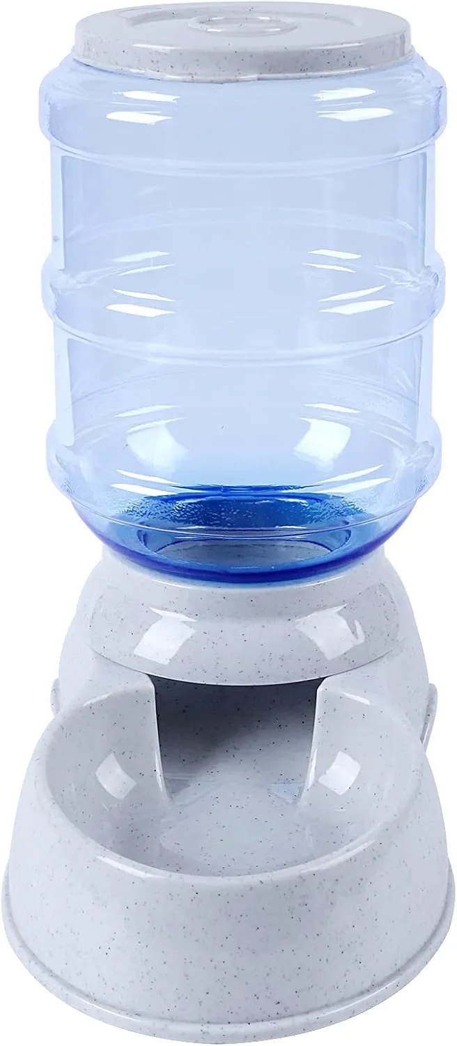 Automatic Pet Food Feeder Premium Quality Replenish Eating Bowl Storage Container Self Feeding Gravity 3.5 liters Pet Feeder for Dog Cat (Feeder)