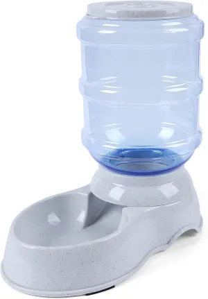 Automatic Pet Food Feeder Premium Quality Replenish Eating Bowl Storage Container Self Feeding Gravity 3.5 liters Pet Feeder for Dog Cat (Feeder)