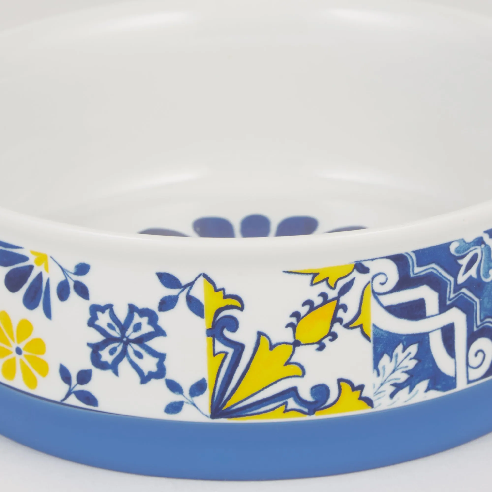 Azulejos Tile Pet Bowl Set of 2, Large 3.75 C. Capacity