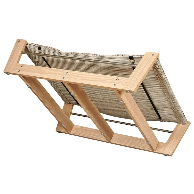 Bowsers pet lounger raised dog bed with mat