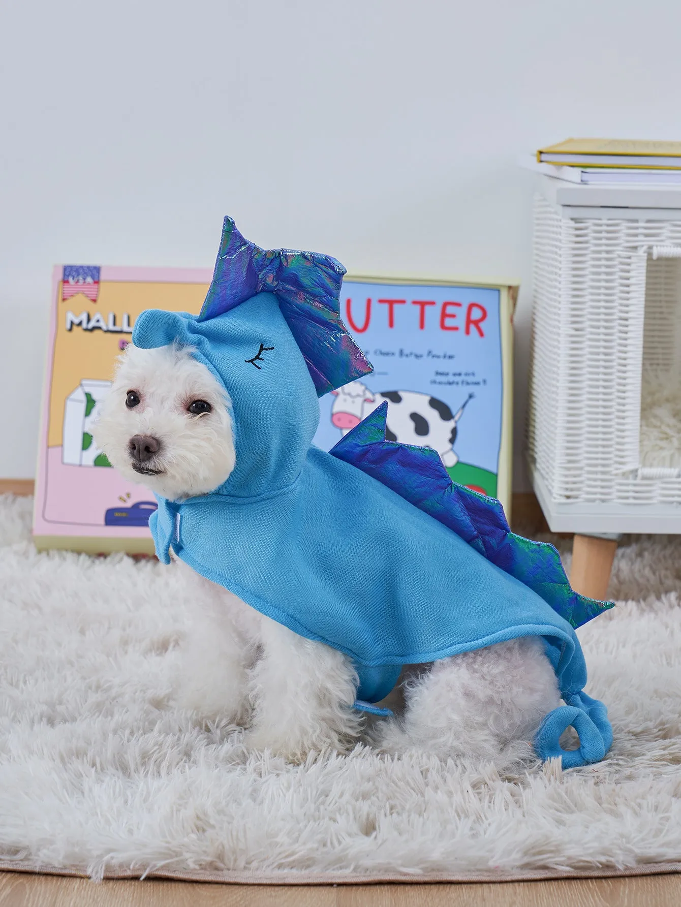 COS Cartoon Transformation Owl Pet Costume Two-piece Set