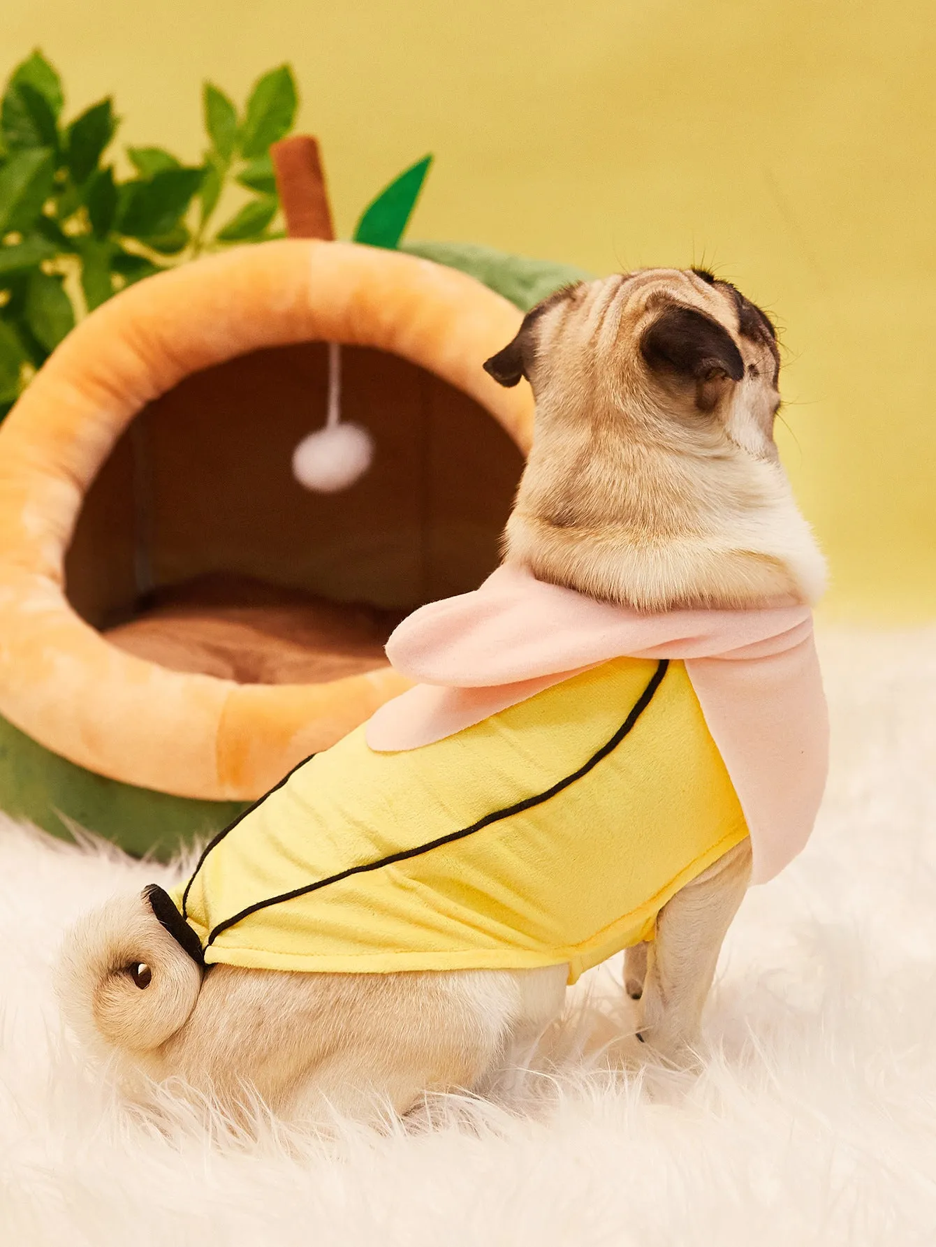 COS Cartoon Transformation Owl Pet Costume Two-piece Set