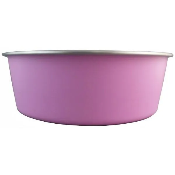 Delisio Design Stainless Steel Dog Bowl Pink Medium