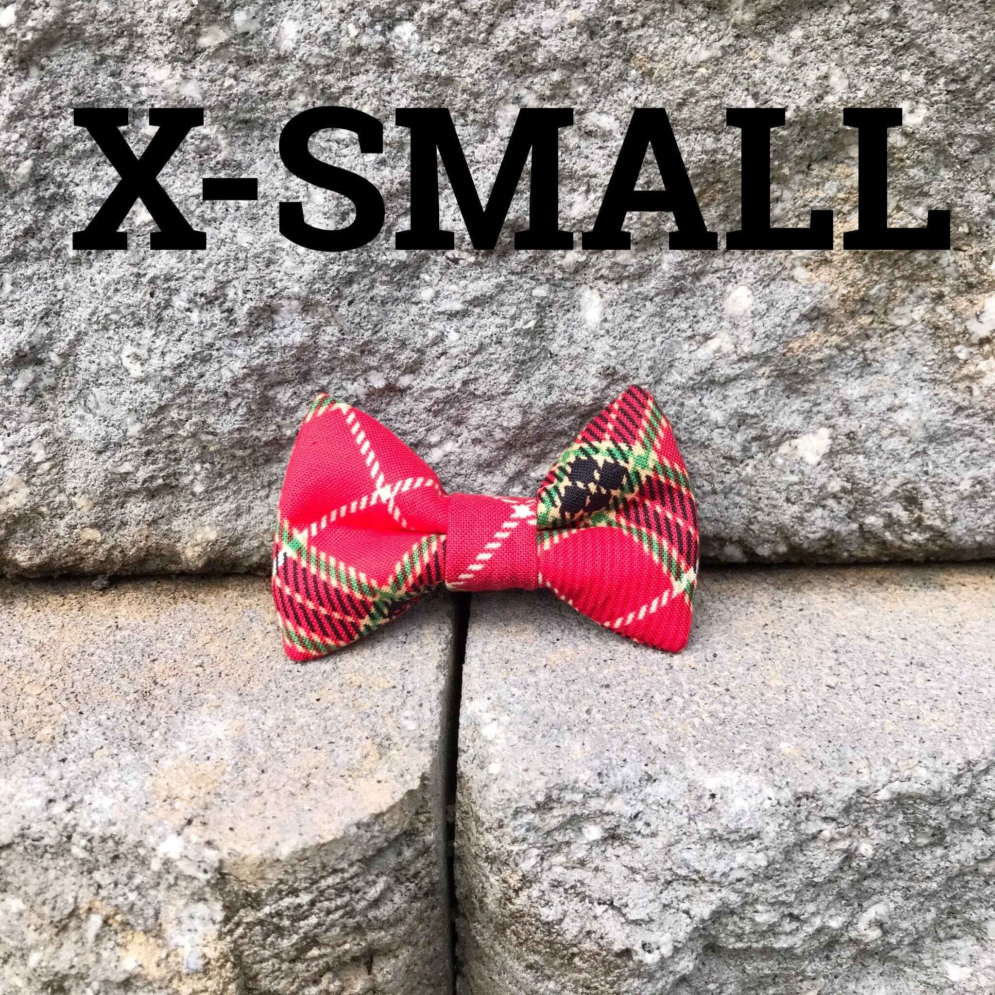 Dog Bow Tie - Red Plaid