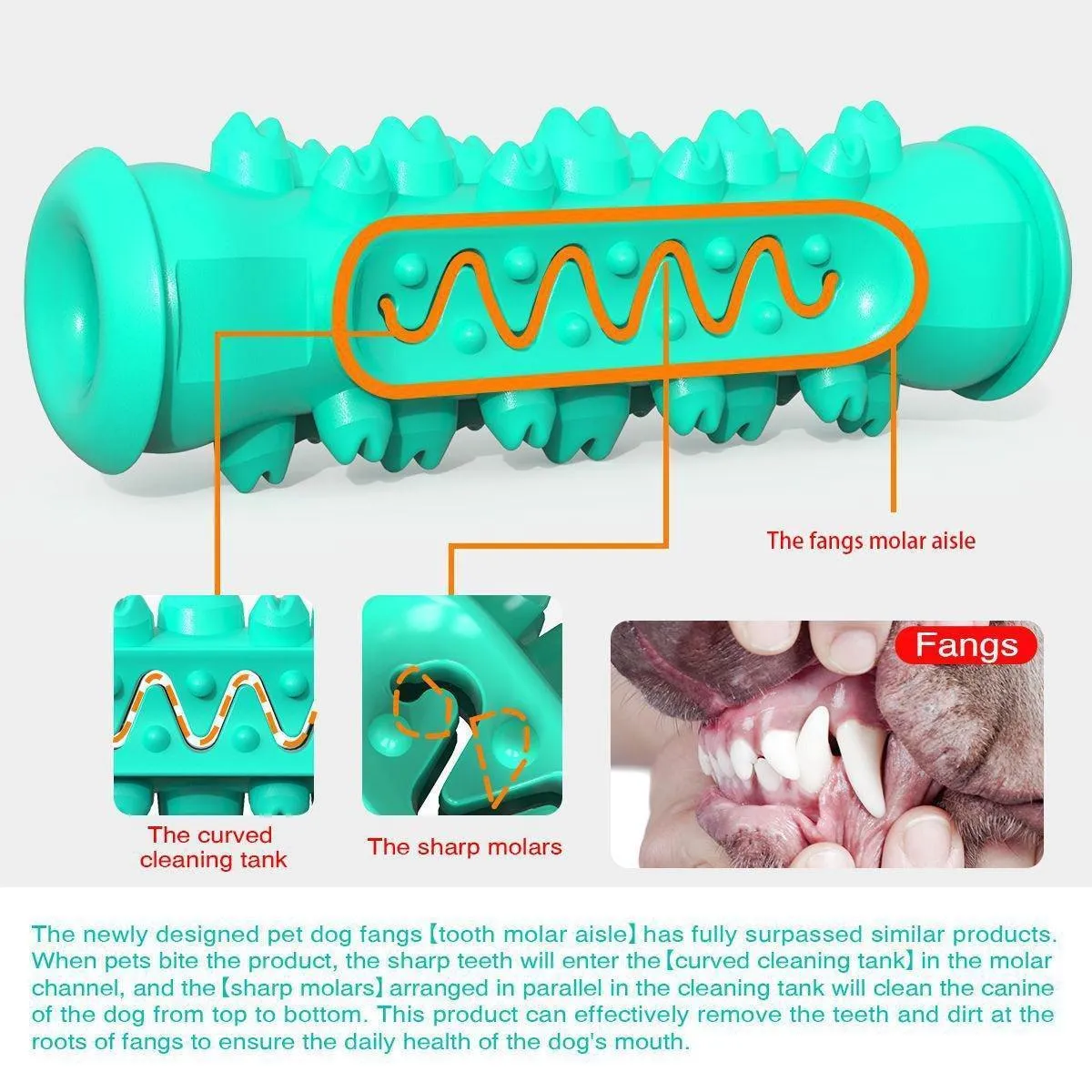 Dog Chew Toys for Aggressive Chewers Durable Dog Toys with Brush
