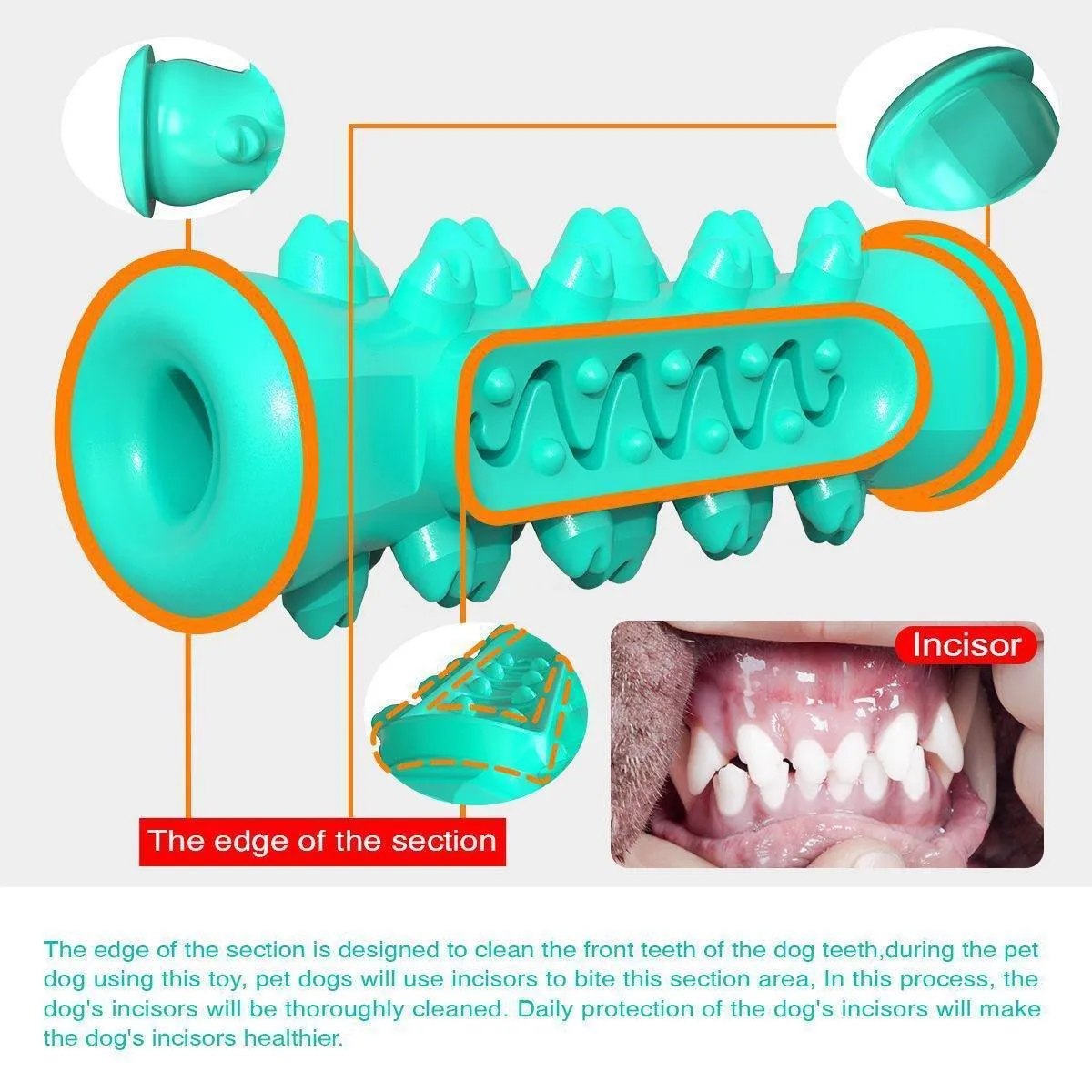 Dog Chew Toys for Aggressive Chewers Durable Dog Toys with Brush
