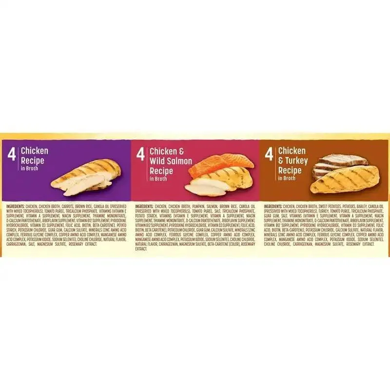 Dog Food Variety Pack 12x2.75 oz