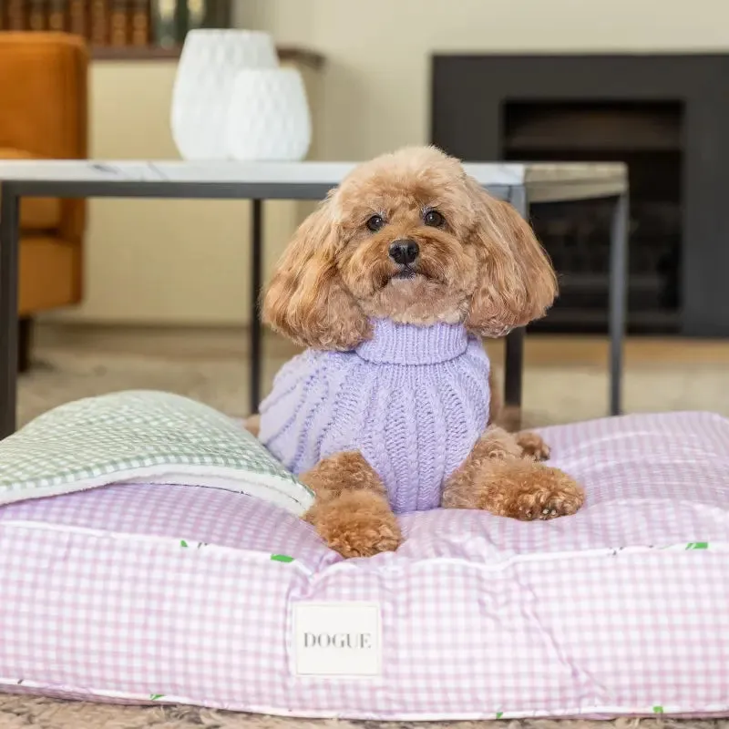 DOGUE Gingham Floor Dog Cushion