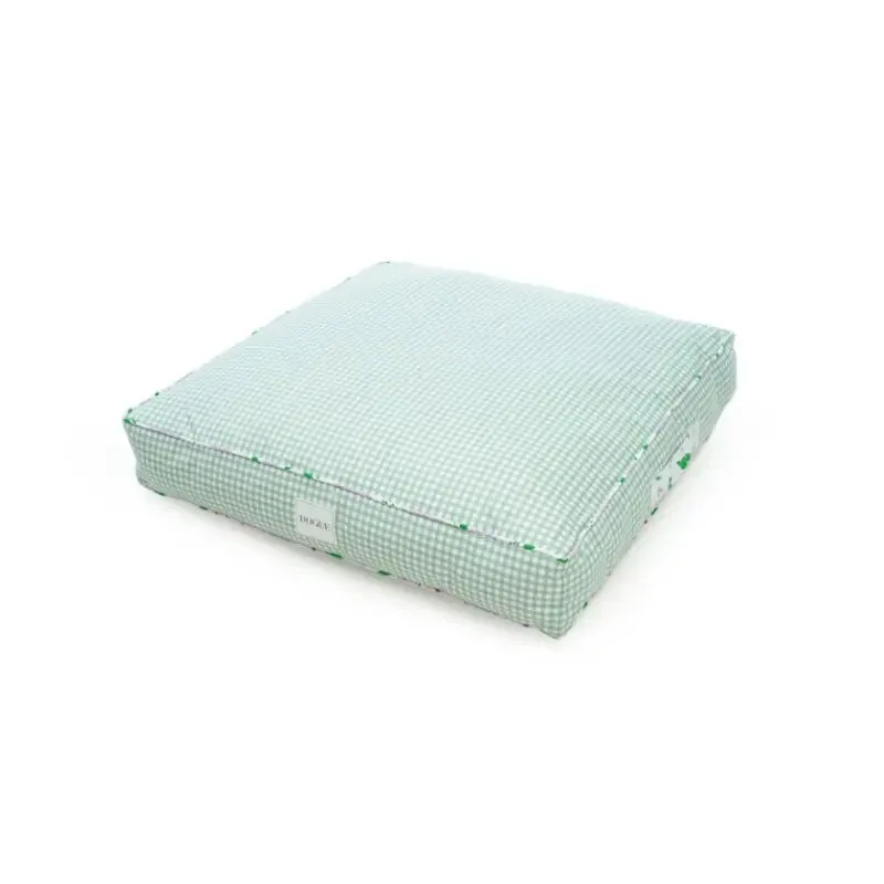 DOGUE Gingham Floor Dog Cushion