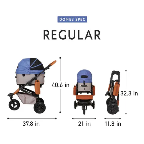 Dome 3 Pet Stroller: Nile Blue