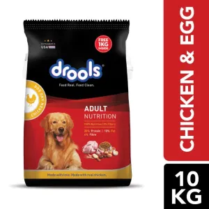 Drools Real Chicken Egg 10 Kg Dry Adult Dog Food