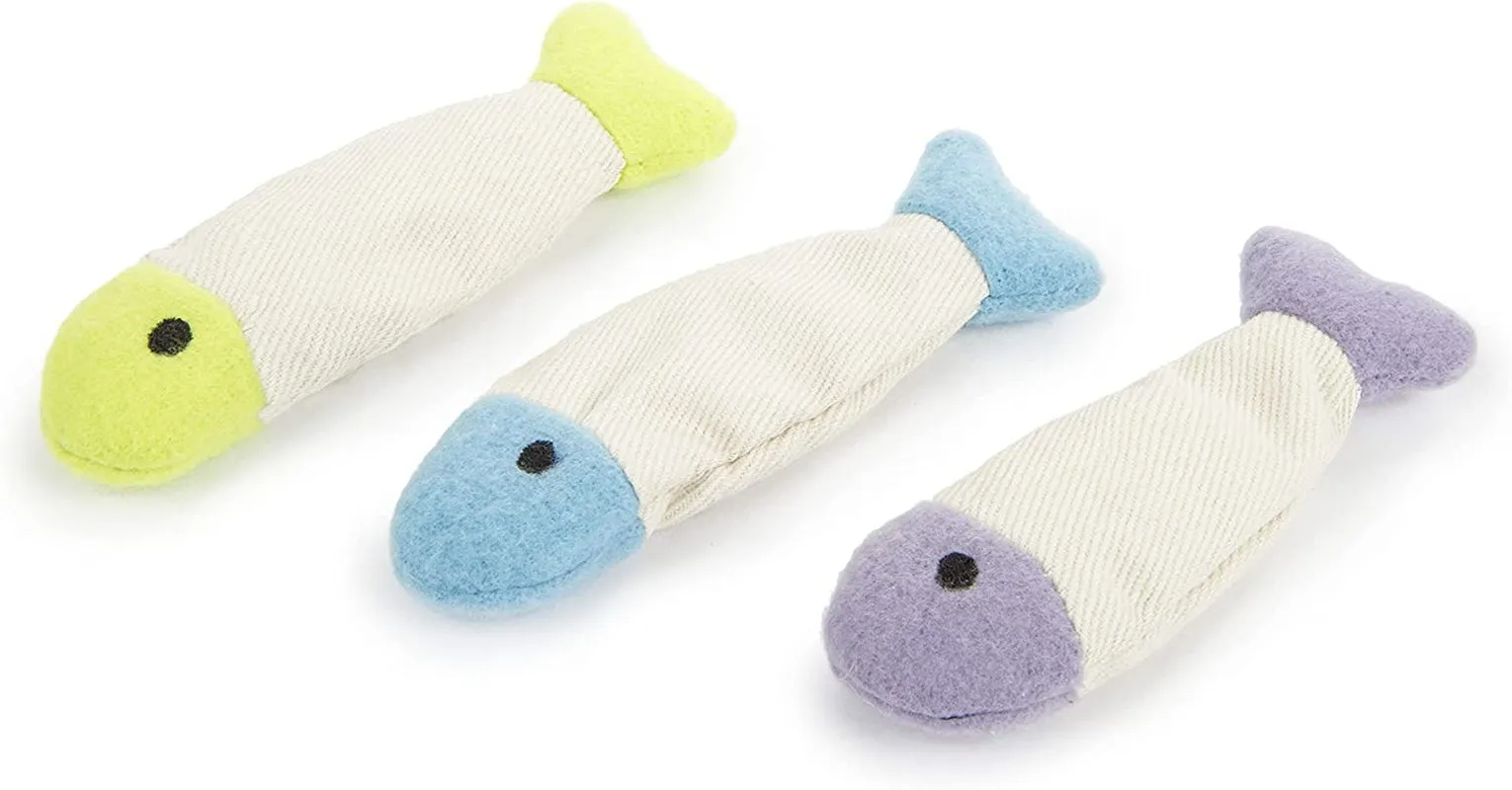 Fish Flop Crinkle Catnip Cat Toys