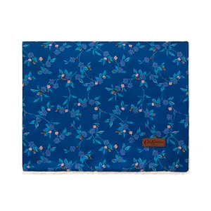 Flora Fauna Dog Blanket Blue Fleece 120cm by Cath Kidston