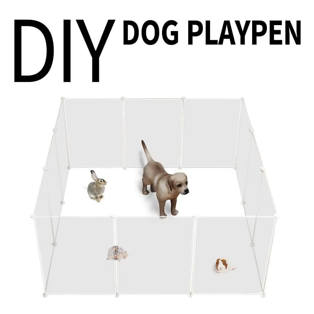 Foldable Pet Playpen Iron Fence Puppy Kennel House Exercise Training Puppy Kitten Space Dogs Supplies rabbits guinea pig Cage