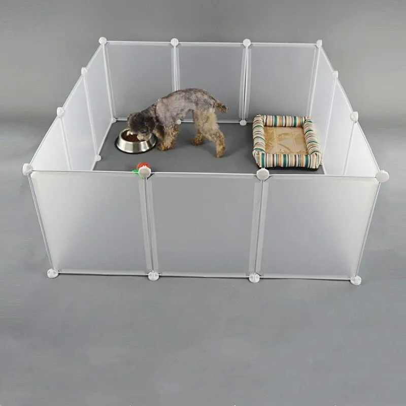 Foldable Pet Playpen Iron Fence Puppy Kennel House Exercise Training Puppy Kitten Space Dogs Supplies rabbits guinea pig Cage