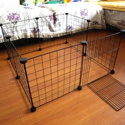 Foldable Pet Playpen Iron Fence Puppy Kennel House Exercise Training Puppy Kitten Space Dogs Supplies rabbits guinea pig Cage