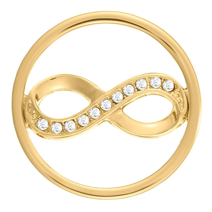 Gold Floating Infinity - Final Sale