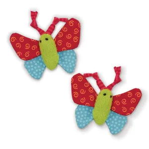 Kazoo Butterfly Buddies Cat Toy 2 Pack {)_(}