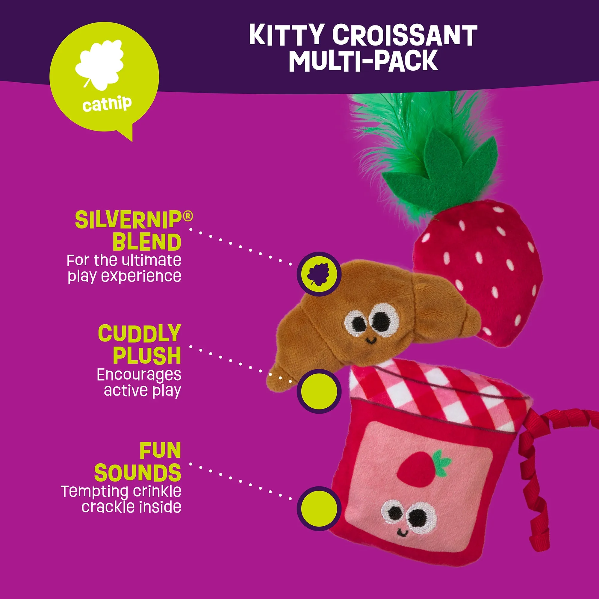 Mad Cat Kitty Croissant 3 Pack™
