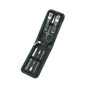 Manicure Set, 6 Tools, Durable Stainless Steel, Compact Design, Stylish and Portable, Versatile for Grooming