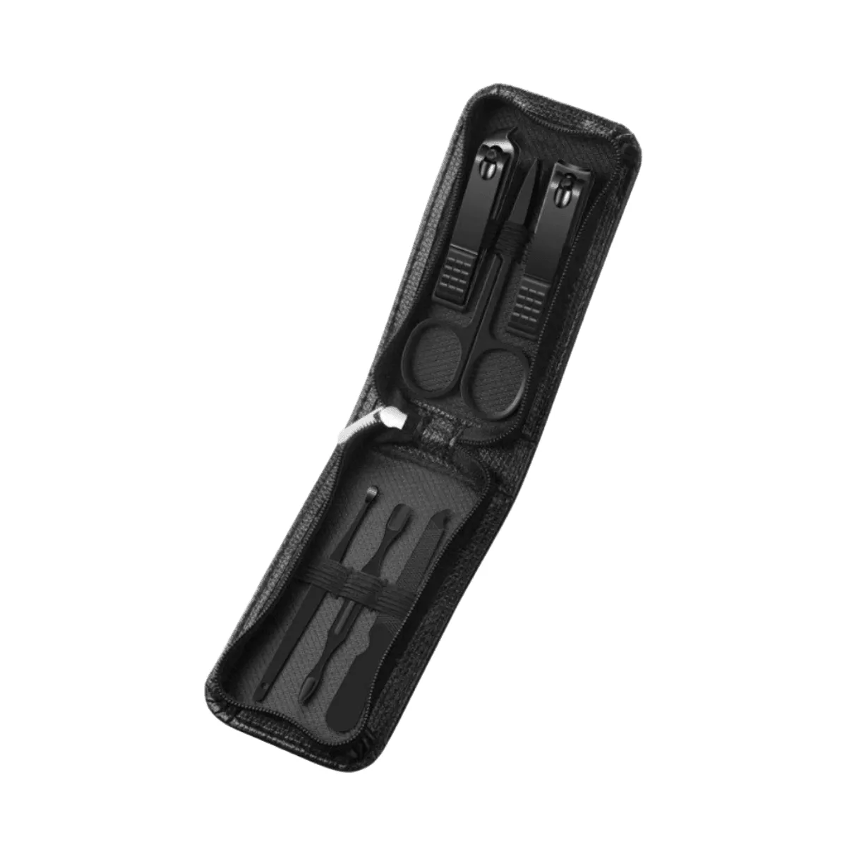 Manicure Set, 6 Tools, Durable Stainless Steel, Compact Design, Stylish and Portable, Versatile for Grooming