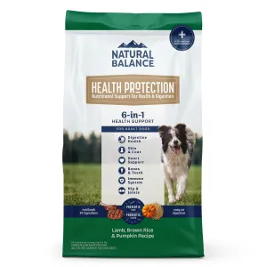 Natural Balance Pet Foods Health Protection Dry Dog Food Lamb, Rice & Pumpkin 4lb
