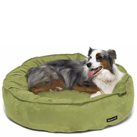 Nest Bed - Medium-Stone Suede