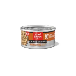 ORIJEN Original Grain-Free Chunks in Gravy & Shreds Wet Cat Food