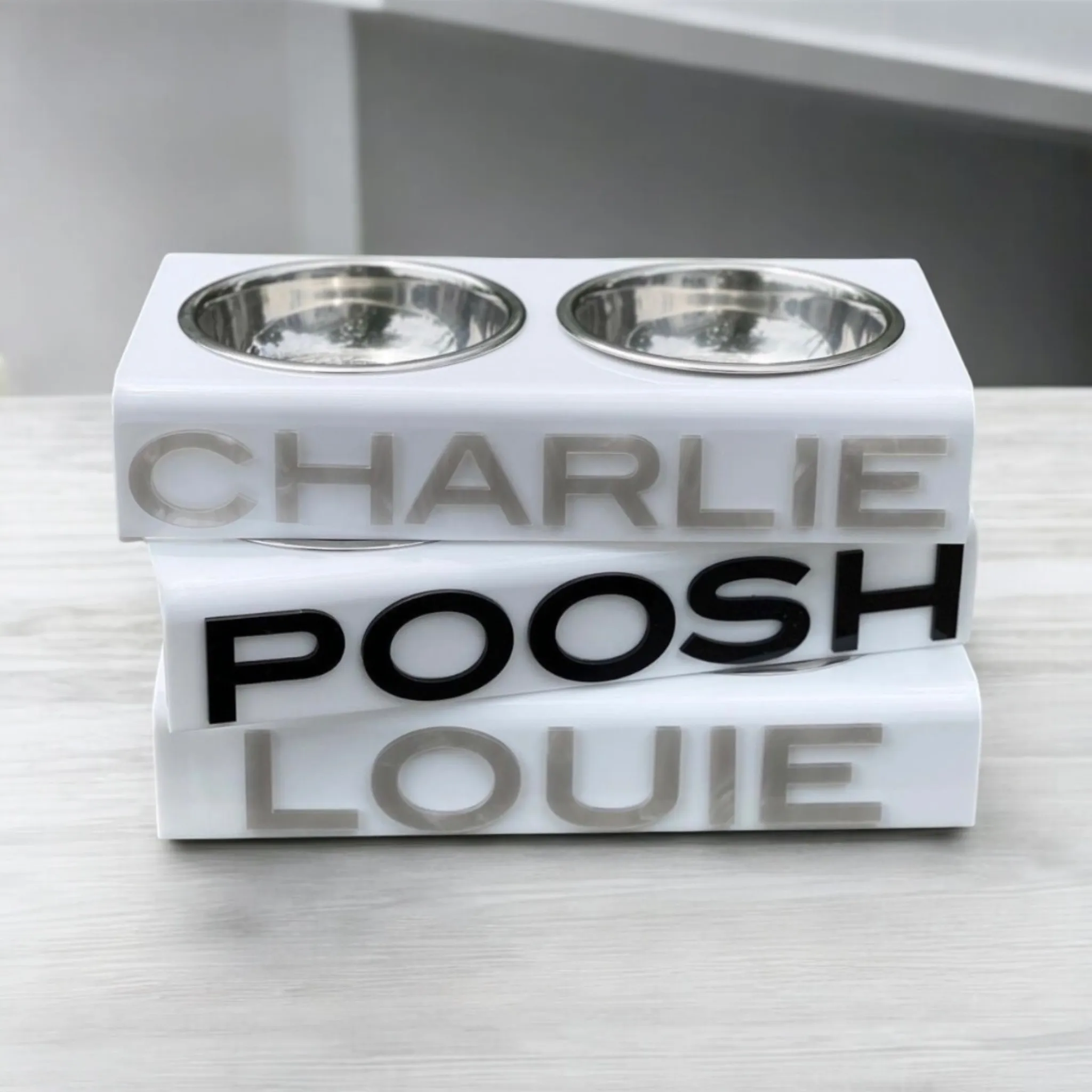 Personalized Acrylic Pet Bowls