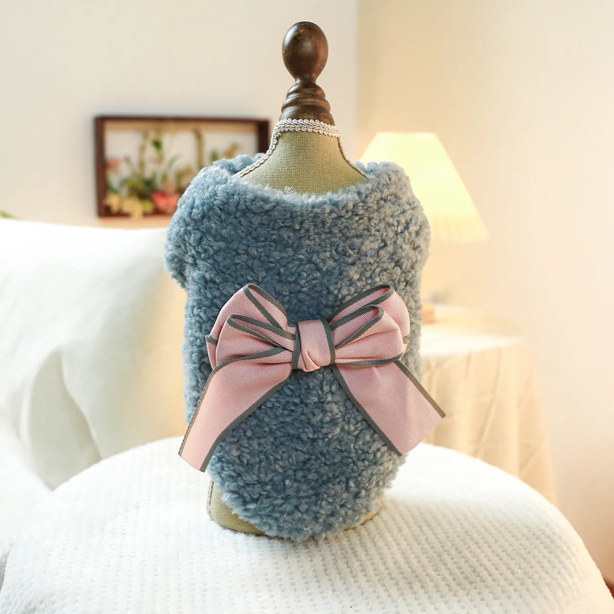 Pet Clothes | Bow Type Dog & Cat Clothing | Autumn and Winter Style Bow