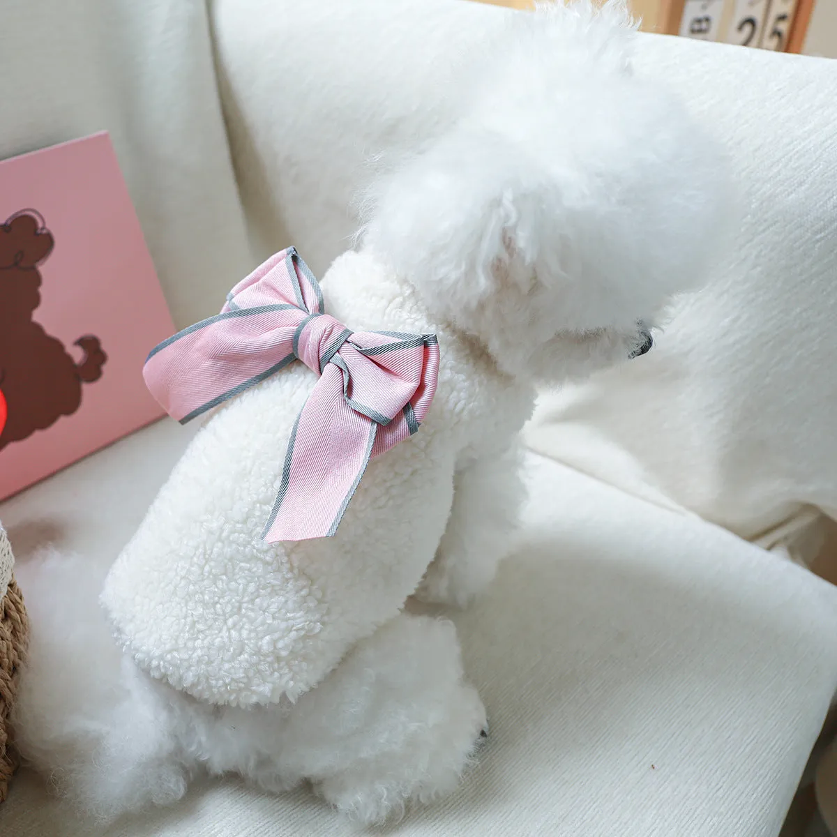 Pet Clothes | Bow Type Dog & Cat Clothing | Autumn and Winter Style Bow
