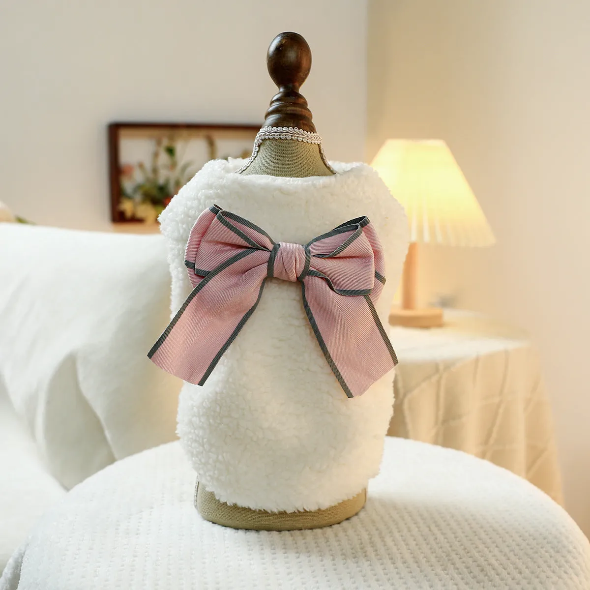 Pet Clothes | Bow Type Dog & Cat Clothing | Autumn and Winter Style Bow
