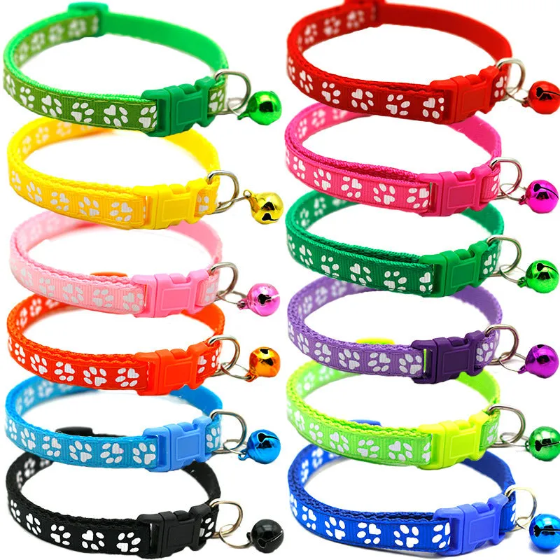 Pet Collars with Bells and Pendant Options