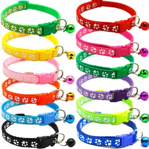 Pet Collars with Bells and Pendant Options