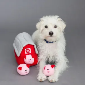 Pig Barn Burrow Dog Toy