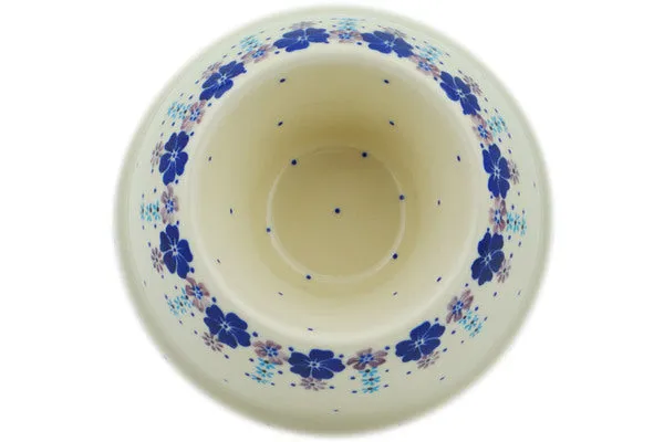 Polish Pottery 6" Pet Bowl The Floral Wish