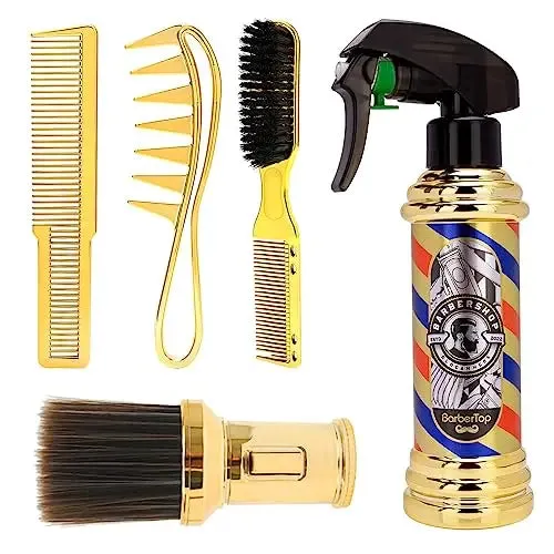 Professional Haircut Set – Barbershop Spray Bottle, Comb, Brush & Styling Tools