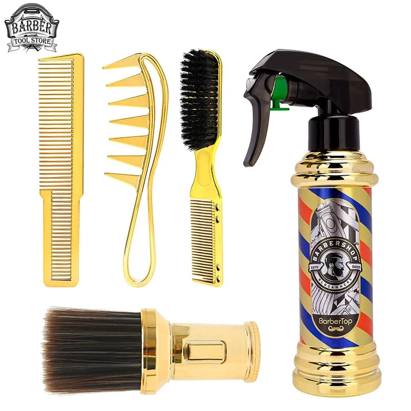 Professional Haircut Set – Barbershop Spray Bottle, Comb, Brush & Styling Tools