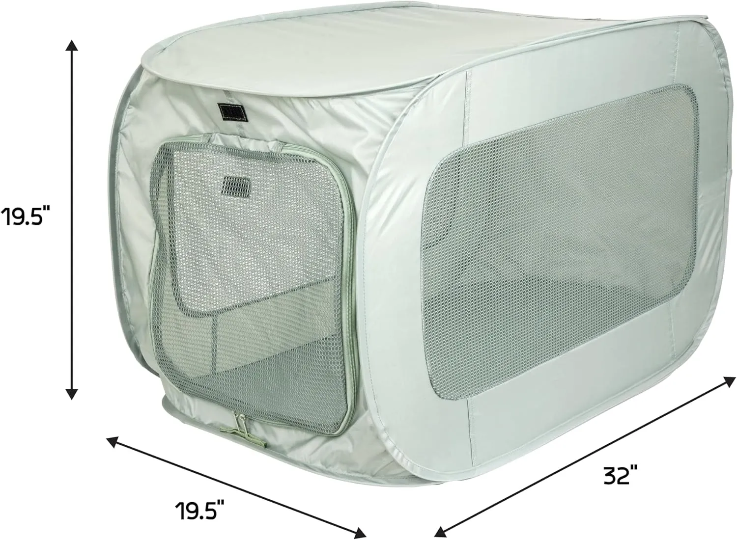 SportPet Designs Large Pop Open Kennel, Portable Cat Cage Kennel