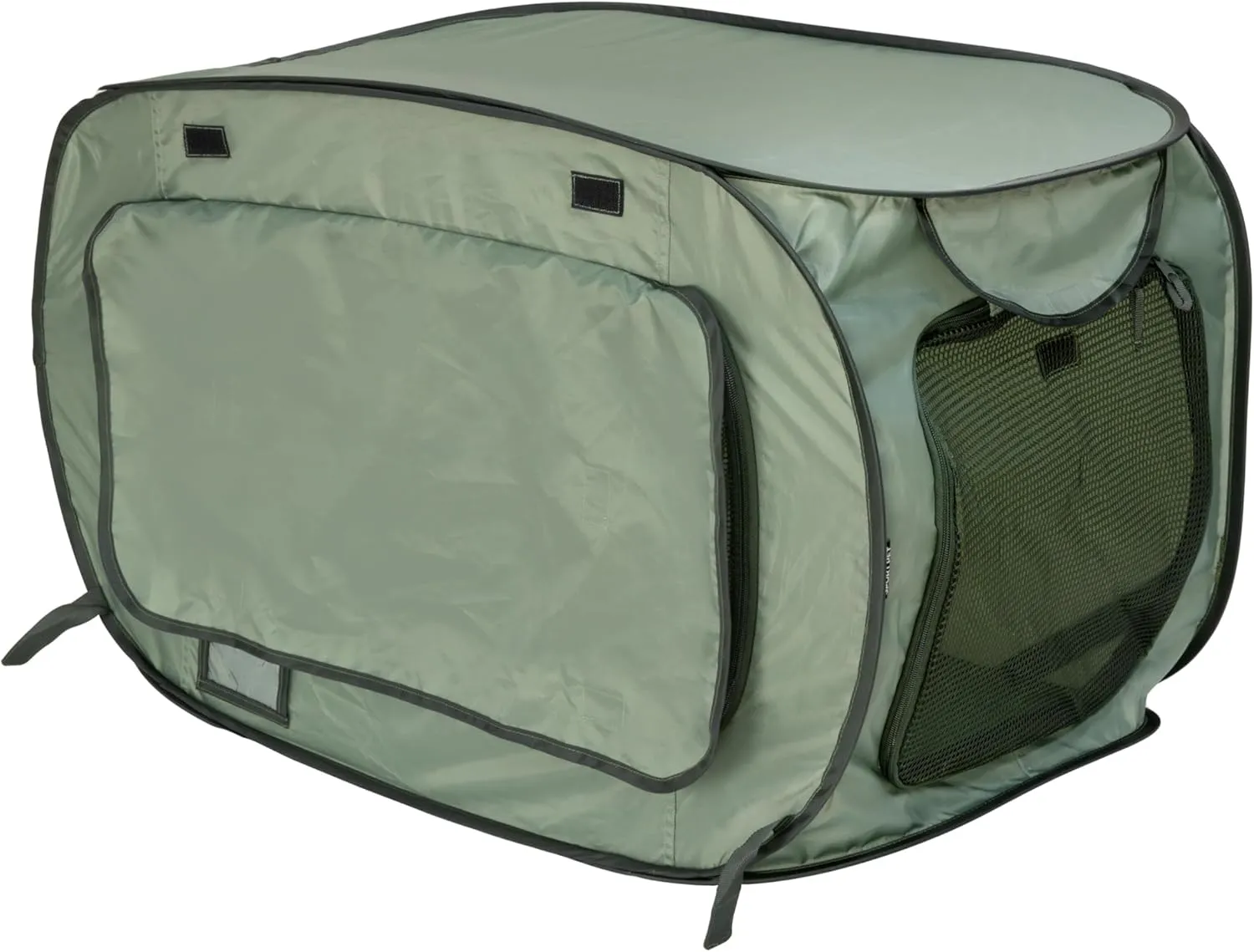 SportPet Designs Large Pop Open Kennel, Portable Cat Cage Kennel