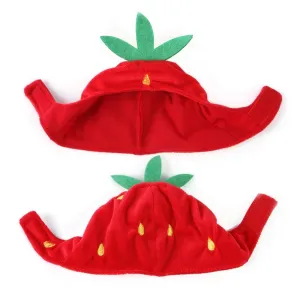 Strawberry Headgear For Cats