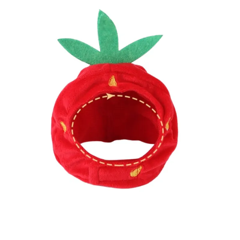 Strawberry Headgear For Cats