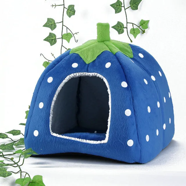 Vividly Lovely Strawberry Design Pet Cage
